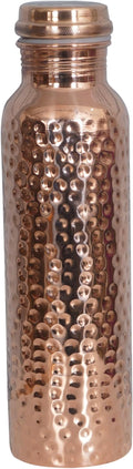 Hammered Copper Water Bottle – 34 oz
