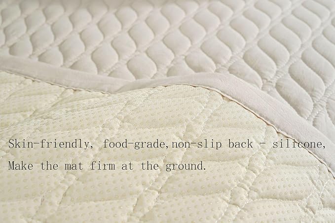 Natural Cotton Yoga Rug with Carry Bag – 200 × 70 cm