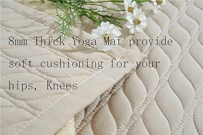 Natural Cotton Yoga Rug with Carry Bag – 200 × 70 cm