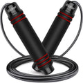 Adjustable speed skipping rope