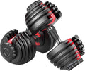 2 × 24kg adjustable dumbbell set